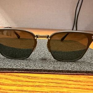 DITA Black and silver titanium framed Sunglasses